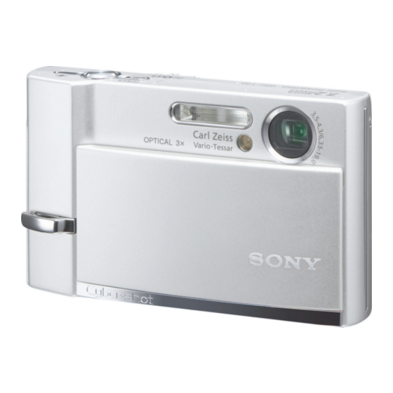 Sony Cyber-shot DSC-T30 Specifications