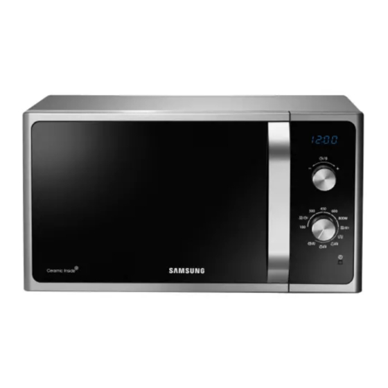 Samsung MG23F301E Series Microwave Oven Manuals