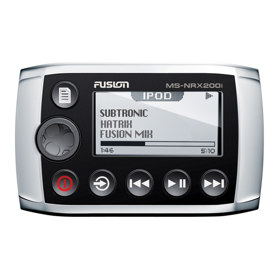 Fusion MS-NRX200i Manual
