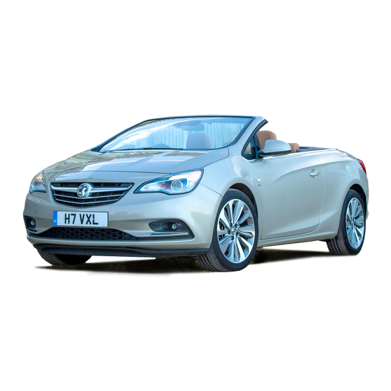 Opel CASCADA 2014 Infotainment System 