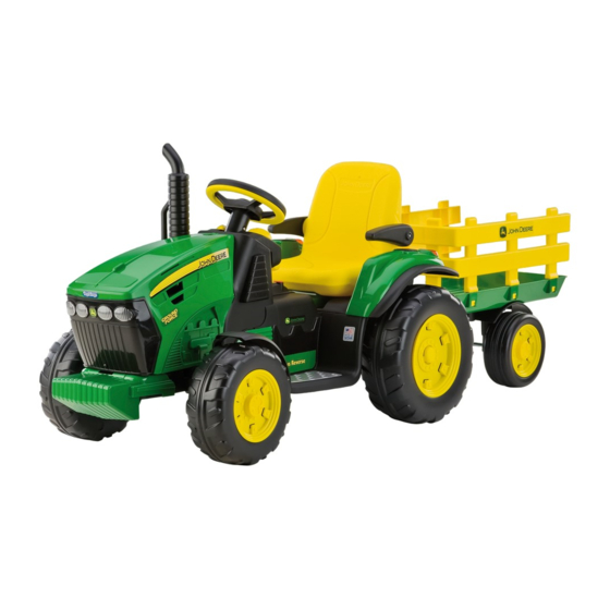 PEG-PEREGO JOHN DEERE USE AND CARE MANUAL Pdf Download | ManualsLib