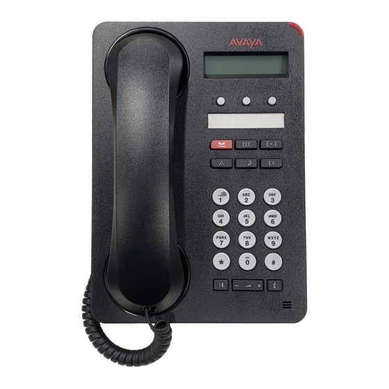 Avaya 1603 User Manual