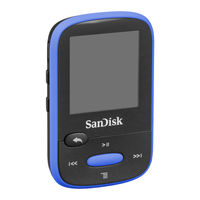 Nebu ordlyd romantisk SanDisk Mp3 Player User Manuals Download | ManualsLib