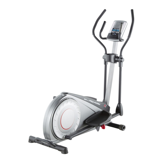 Proform comfort stride elliptical 2024 18 extended stride manual