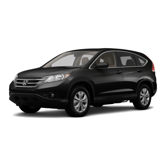 HONDA 2014 CRV TECHNOLOGY REFERENCE MANUAL Pdf Download ManualsLib