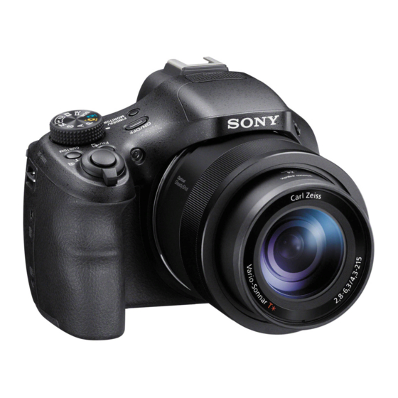 Sony Cyber-shot DSC-HX400 Help Manual