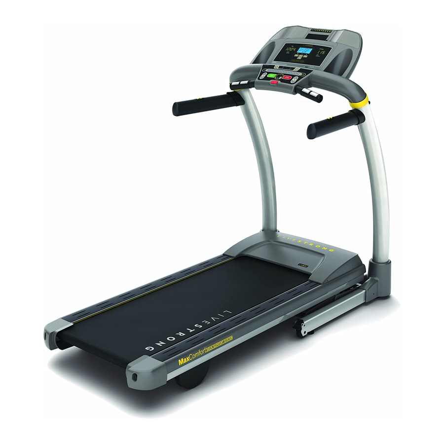 Livestrong ls 10.0 t treadmill outlet manual