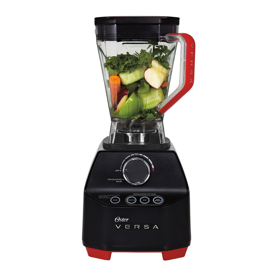 OSTER VERSA PERFORMANCE BLENDER USER MANUAL Pdf Download ManualsLib