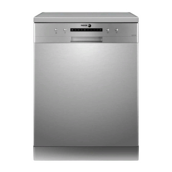 FAGOR DISHWASHER INSTALLATION INSTRUCTIONS MANUAL Pdf Download ManualsLib