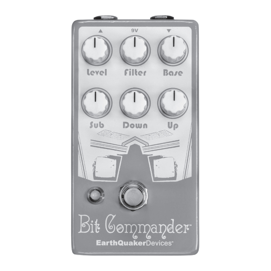 EarthQuaker Devices Bit Commander Operation Manual
