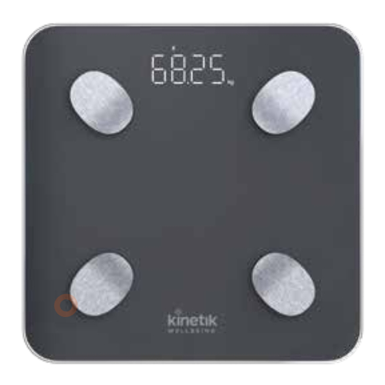 User Manuals: Kinetik BTS200 Smart Body Analyser
