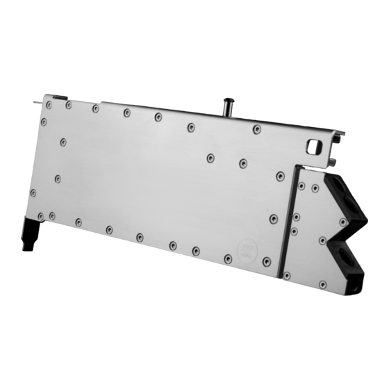 ekwb EK-Pro RTX A5500 Rack - Ni+Inox User Manual