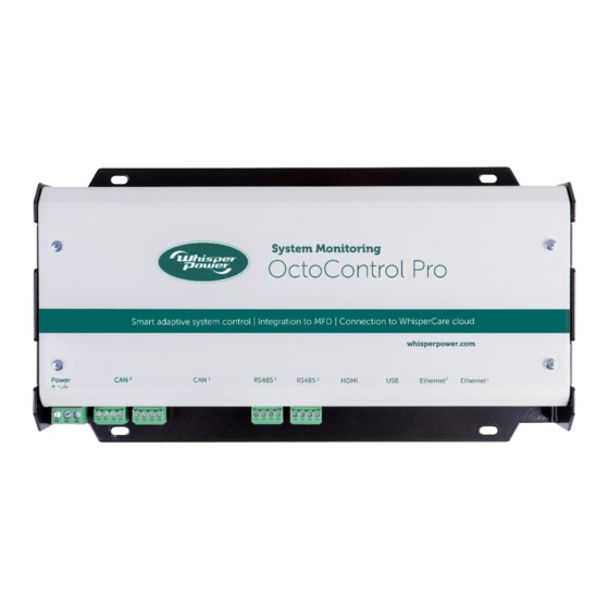 Whisper Power OctoControl Pro Manuals