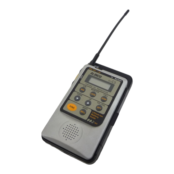 Alinco DJ-C5 Service Manual