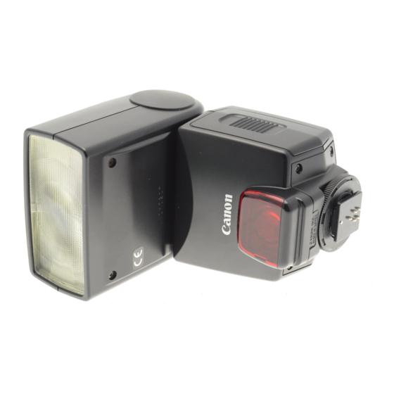 Canon SPEEDLITE 380EX Instructions Manual