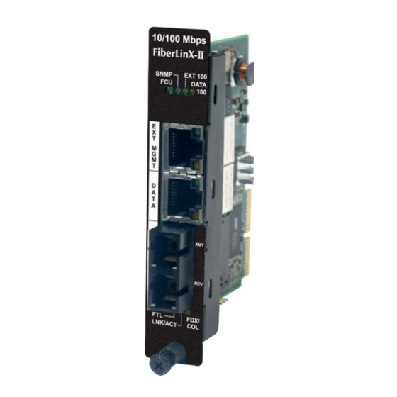 IMC Networks iMcV-FiberLinX-II Operation Manual