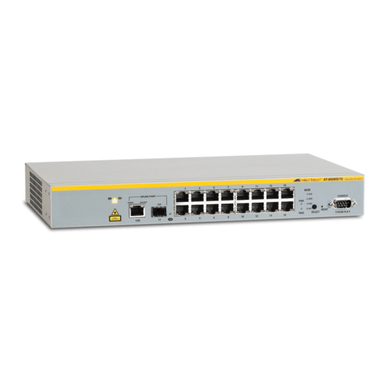 Allied Telesis AT-8116 User Manual