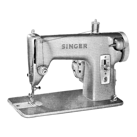 Singer 285K User Manual