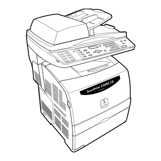 Fuji Xerox DocuPrint C2090 FS User Manual