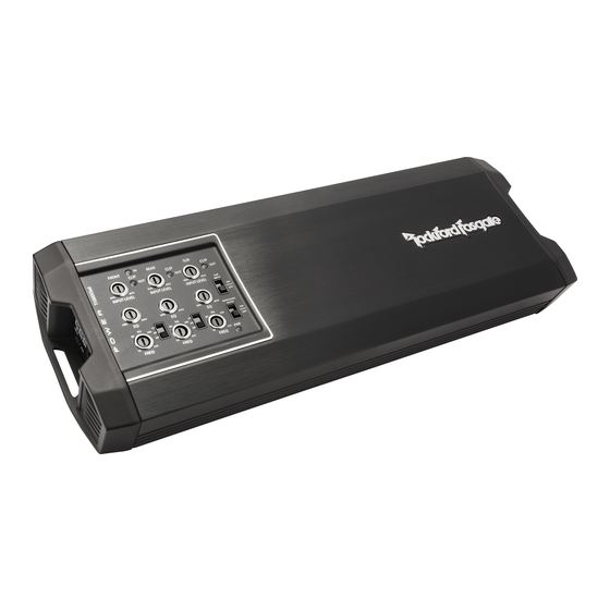Rockford Fosgate T400X2ad Operation Manual