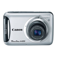Canon PowerShot A490 Getting Started