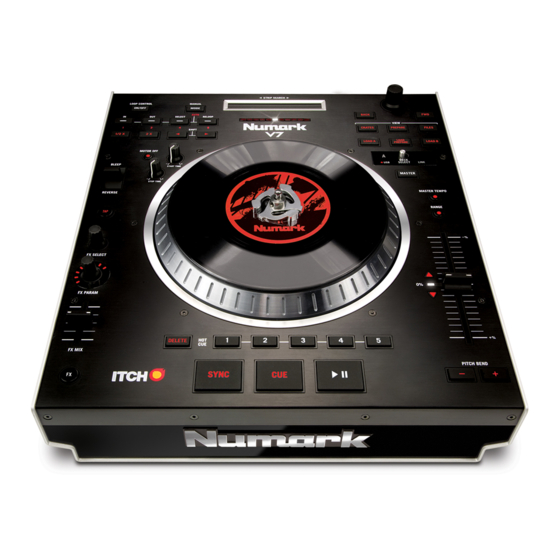 Numark V7 Quick Start Manual