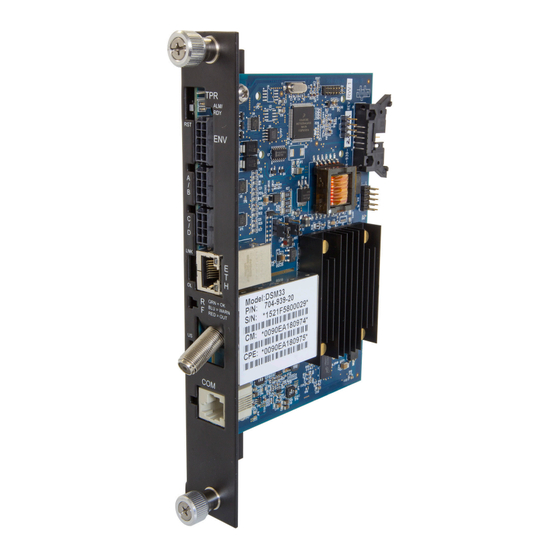 EnerSys Alpha AlphaNet DOCSIS DM3X Series Technical Manual