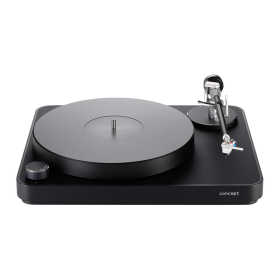 Clearaudio concept MM Operation Instruction