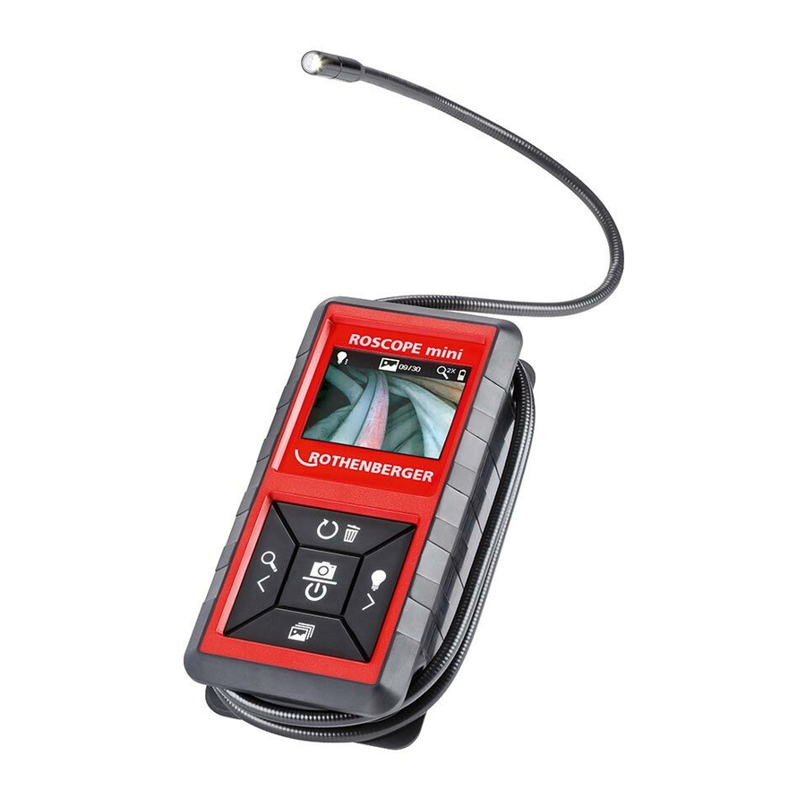 Rothenberger ROSCOPE mini Instructions For Use Manual