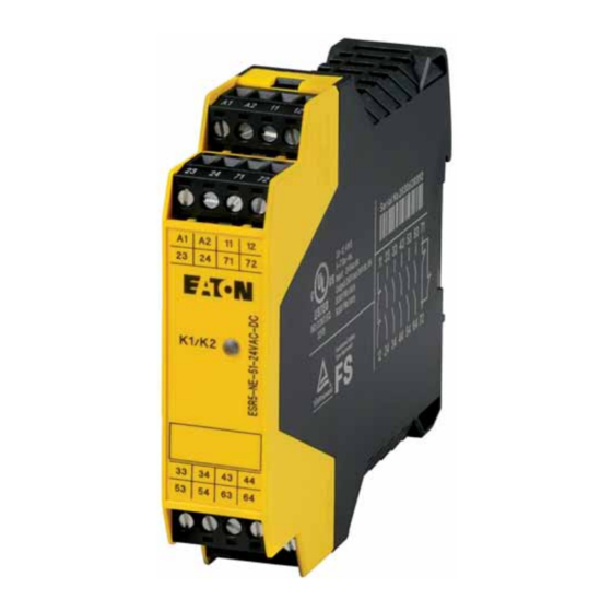 Eaton ESR5-NE-51-24VAC-DC Manual
