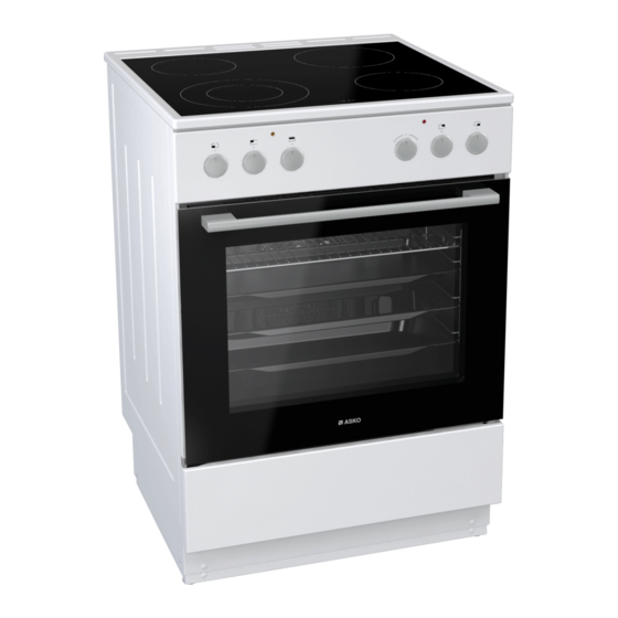 Asko CC96264W Instructions For Use Manual