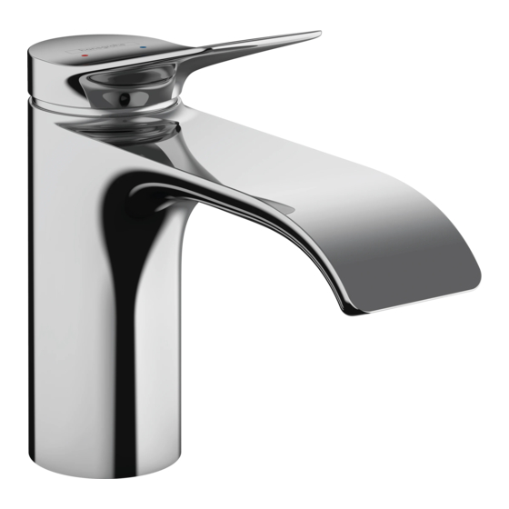 Hans Grohe Vivenis 80 75010 1 Series Installation/User Instructions/Warranty