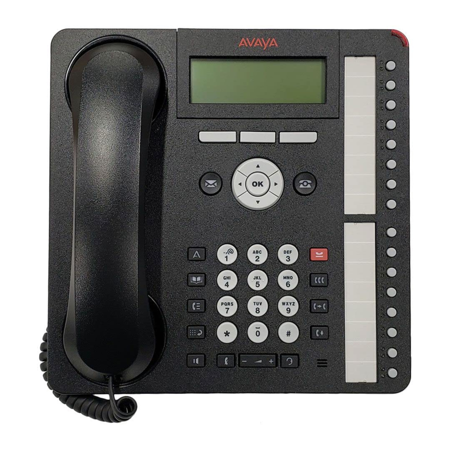 Avaya IP Office 1416 - IP Telephone Quick Reference Guide