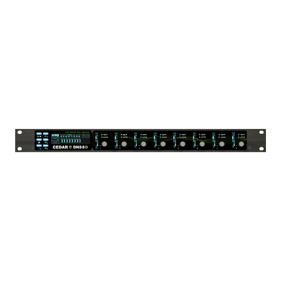 Cedar Dante DNS 8D Owner's Manual
