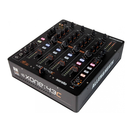 ALLEN & HEATH XONE:43C Quick Start Manual
