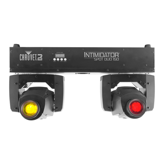 Chauvet Intimidator Spot DUO 150 Quick Reference Manual
