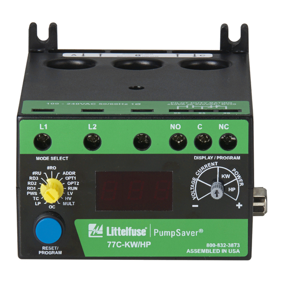 Motor Saver SymCom 77C Installation Instruction