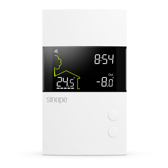Sinope TH1300RF User Manual