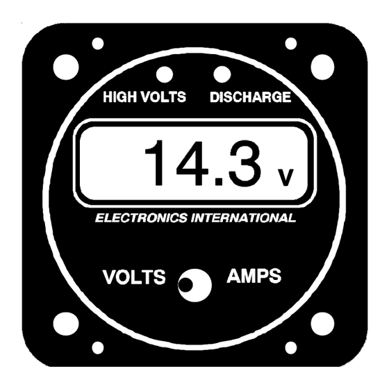 Electronics International VA-1A Operating And Installation Instructions