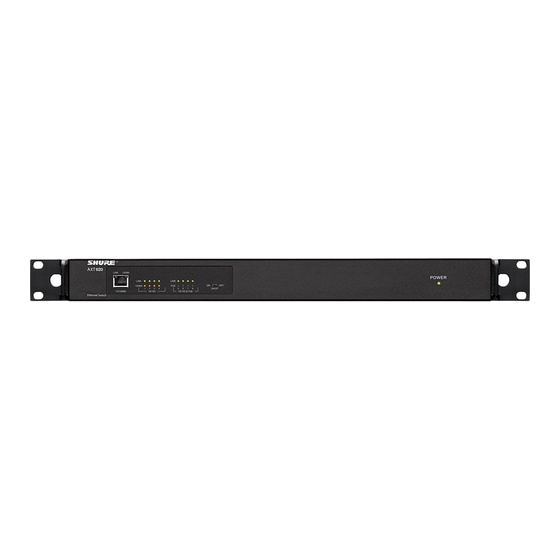 Shure AXT620 User Manual