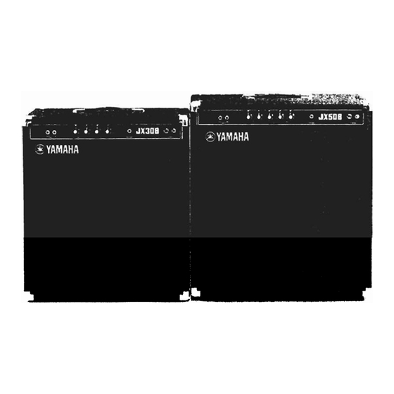 Yamaha JX30B Owner's Manual