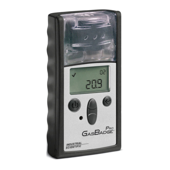 Industrial Scientific GasBadge Pro Manual