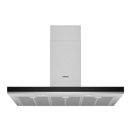 Siemens LC97QFM50B Instructions For Installation And Use Manual