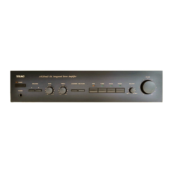 Teac A-X35MK II Service Manual
