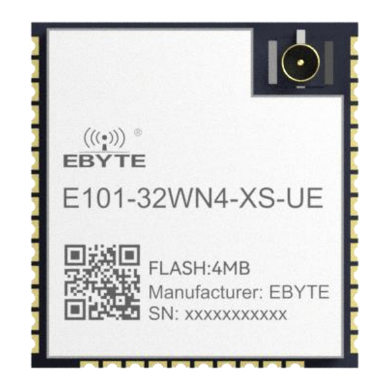 Ebyte E101-32WN4-XS-UE Manuals