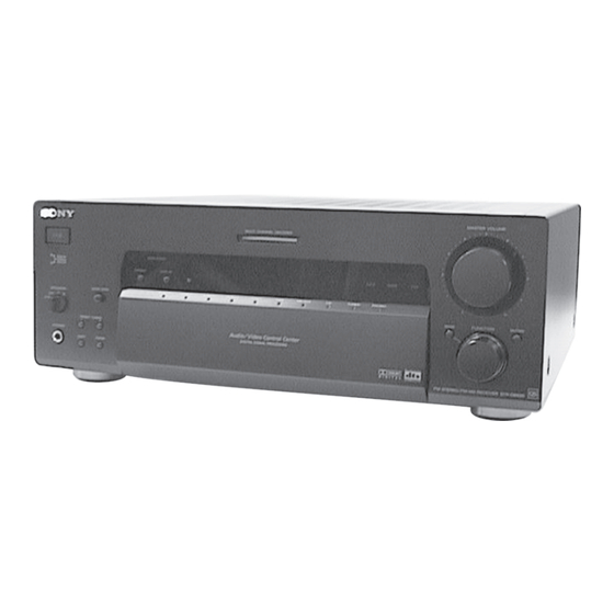 Sony STR-DB830 - Fm Stereo/fm-am Receiver Service Manual