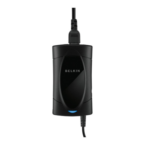 Belkin Netbook Power Adapter Manuals