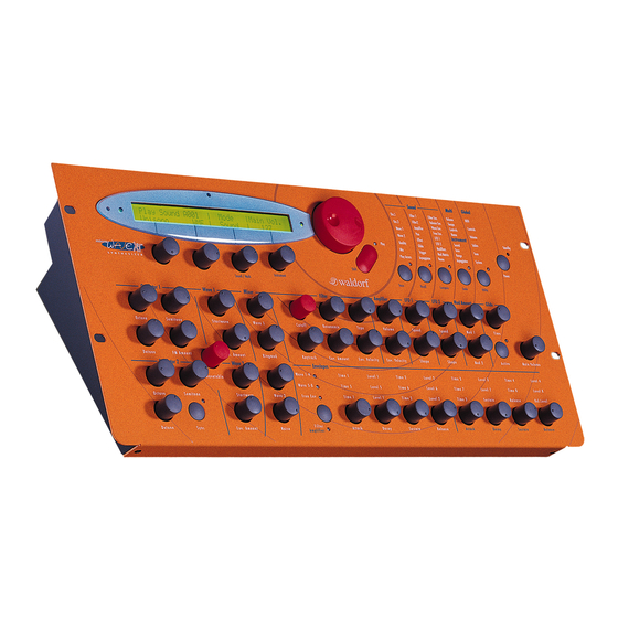 Waldorf XTk User Manual