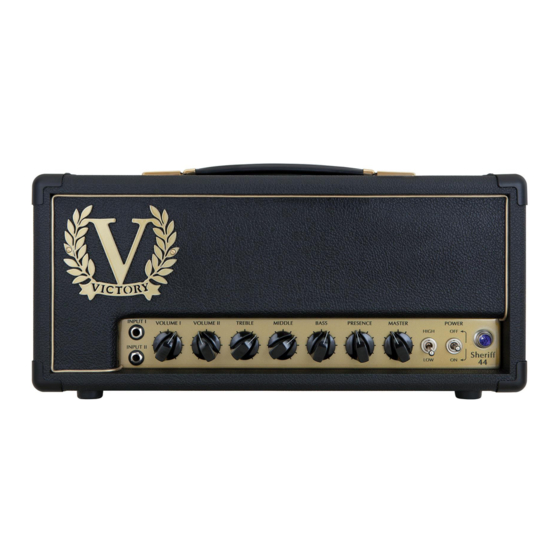 Victory The Sheriff 44 User Manual