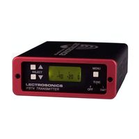 Lectrosonics IFBT4-VHF Quick Start Manual
